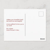 Whimsical Happy Thanksgiving Vriendschapsgeschenk  Briefkaart (Achterkant)