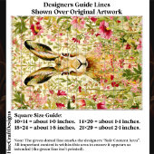 Whimsical Hare Among Wildflowers EX7 Decoupage Tissuepapier