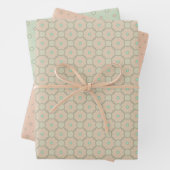Whimsical Harmony Wrapping Paper Flat Sheet Set (In situ)