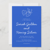 Whimsical Hart Hanger Doodle Schets Modern MAAKBAA Kaart (Voorkant)