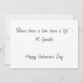 Whimsical Harten Boog Custom Valentijnsdag Kaart (Achterkant)