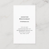 Whimsical Harten en Liefde Letters Patroon Visitekaartje (Achterkant)