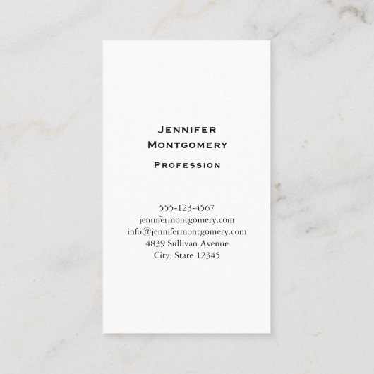 Whimsical Harten en Liefde Letters Patroon Visitekaartje (Achterkant)