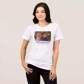 Whimsical Heart Best Mom Ever Holiday Photo Tri-Blend Shirt (Voorkant volledig)