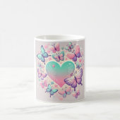 Whimsical Heart & Butterfly Mok (Center)