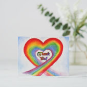 Whimsical Heart Dank u Wenskaart Kaart (Staand voorkant)