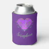 Whimsical Heart gepersonaliseerd Blikjeskoeler (Blikje Voorkant)