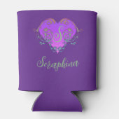 Whimsical Heart gepersonaliseerd Blikjeskoeler (Achterkant)