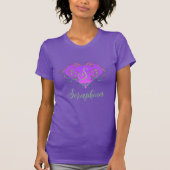 Whimsical Heart gepersonaliseerd T-shirt (Voorkant)