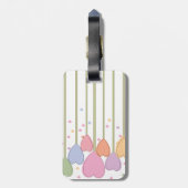 Whimsical Heart Lollipops Bagagelabel (Achterkant verticaal)