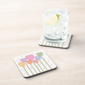 Whimsical Heart Lollipops Bier Onderzetter (Rechterzijde)