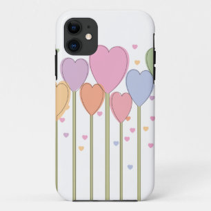 Whimsical Heart Lollipops iPhone 11 Hoesje