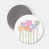 Whimsical Heart Lollipops Magneet (Voorkant / Achterkant)