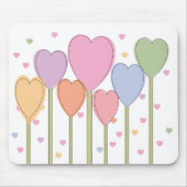 Whimsical Heart Lollipops Muismat (Voorkant)