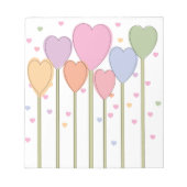 Whimsical Heart Lollipops Notitieblok (Voorkant)