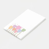 Whimsical Heart Lollipops Post-it® Notes (Schuin)