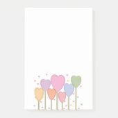 Whimsical Heart Lollipops Post-it® Notes (Voorkant)
