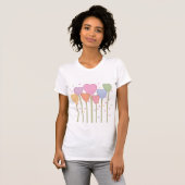 Whimsical Heart Lollipops T-shirt (Voorkant volledig)