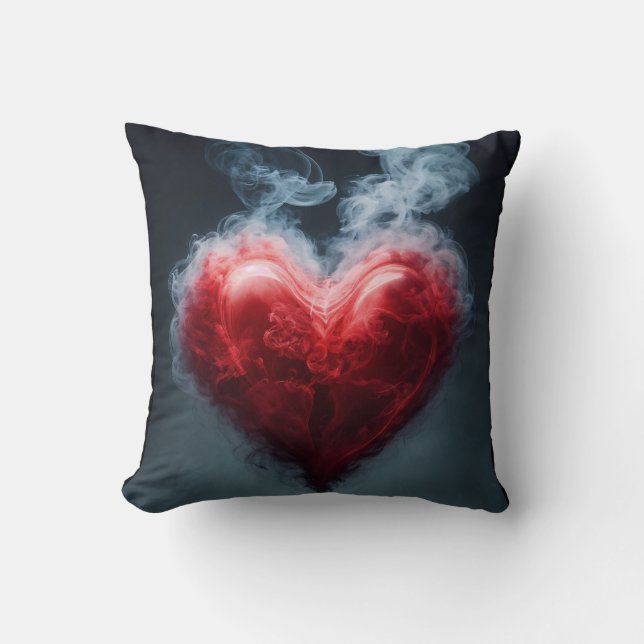 Whimsical heart of smoke pillow - Dreamy comfort Kussen (Voorkant)