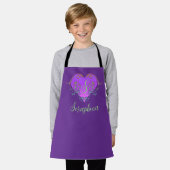 Whimsical Heart Persoonlijk Schort (Gedragen)
