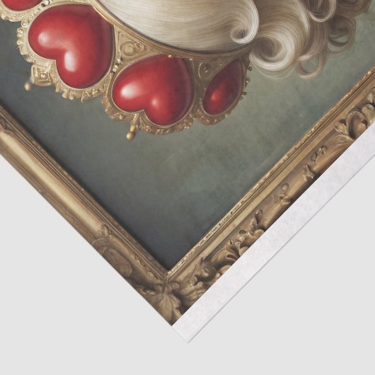 Whimsical Heart Princess - Decoupage - Tissuepapier (Detail)