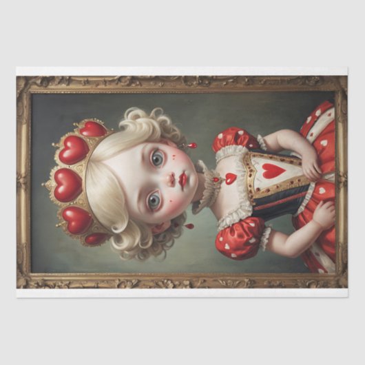 Whimsical Heart Princess - Decoupage - Tissuepapier (Voorkant)