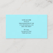 Whimsical Heart Wings Doula of vroedvrouw Geboorte Visitekaartje (Achterkant)