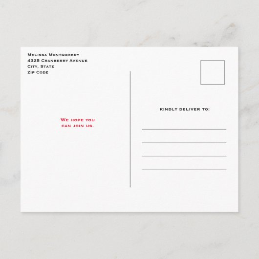 Whimsical Hearts and Love Letters Verjaardag Uitno Uitnodiging Briefkaart (Achterkant)