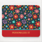 Whimsical Hearts en Flower Custom Inspirivity Muismat (Voorkant)