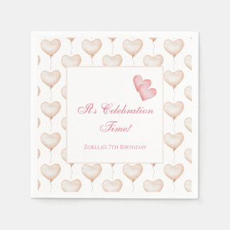 Whimsical Hearts Kinderverjaardagsfeestje Servet