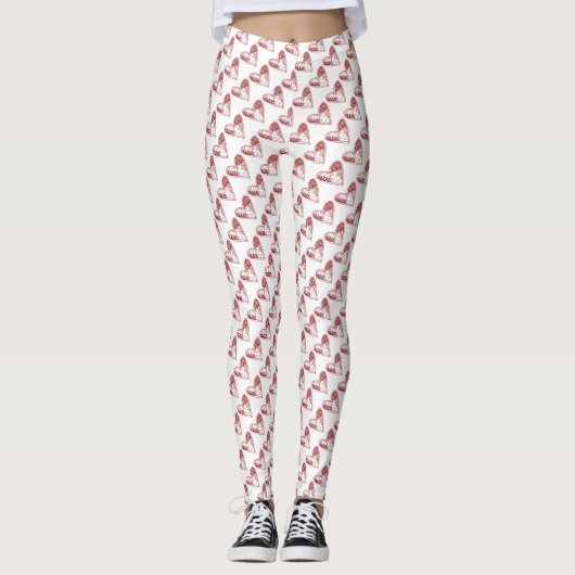 Whimsical Hearts Leggings (Voorkant)