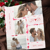 Whimsical Hearts Romantic Chic Photo Collage Gift  Fleece Deken