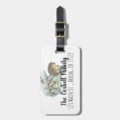 Whimsical Hedegel Family  Bagagelabel (Voorkant verticaal)