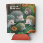 Whimsical Hedegel Family Picnicking in the Garden Blikjeskoeler (Achterkant)