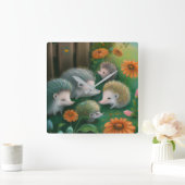 Whimsical Hedegel Family Picnicking in the Garden Vierkante Klok (Huis)