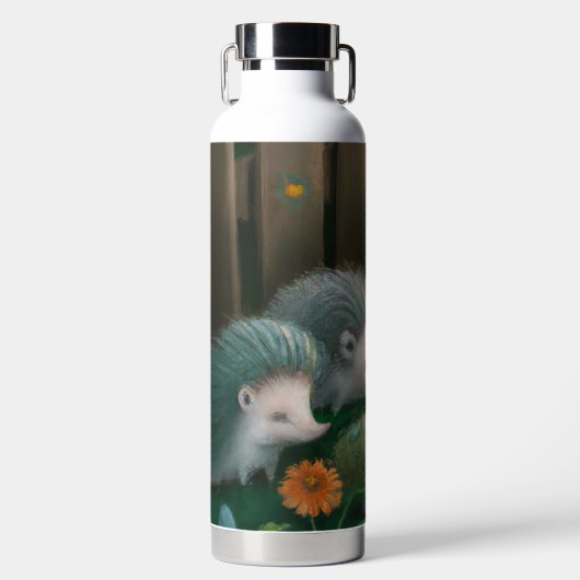 Whimsical Hedegel Family Picnicking in the Garden Waterfles (Voorkant)