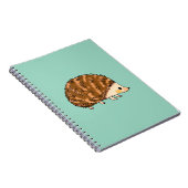 Whimsical Hedgehog – Schattige Bos Dier Notitieboek (Rechterzijde)