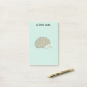Whimsical Hedgehog – Schattige Bos Dier Post-it® Notes (Op bureau)