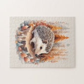 Whimsical Hedgehog Seizoen: Herfst [A] Legpuzzel (Horizontaal)