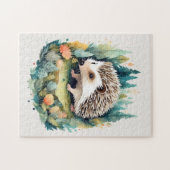 Whimsical Hedgehog seizoen: zomer [A] Legpuzzel (Horizontaal)