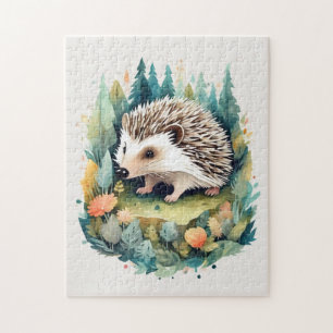 Whimsical Hedgehog seizoen: zomer [A] Legpuzzel