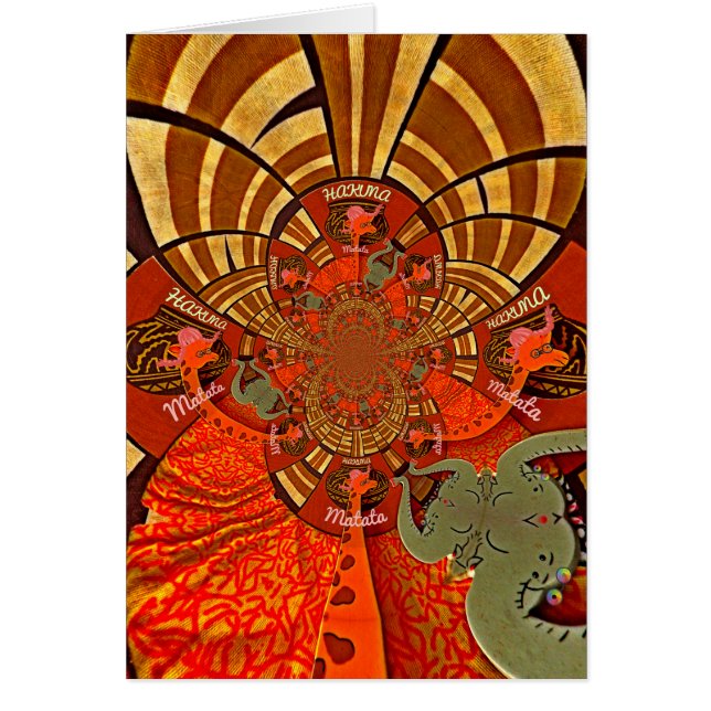 Whimsical Heights: Mooie Grappige Giraffe Afrikaan (Voorkant)