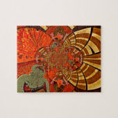 Whimsical Heights: Mooie Grappige Giraffe Afrikaan Legpuzzel (Horizontaal)