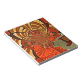 Whimsical Heights: Mooie Grappige Giraffe Afrikaan Notitieblok (Schuin)