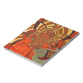 Whimsical Heights: Mooie Grappige Giraffe Afrikaan Notitieblok (Linkerzijde)