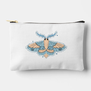 Whimsical Hemelvlinder — Zachtblauw en Perzik Etui