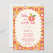 Whimsical Herfst Apple van Our Eye Modern Pink Kaart (Voorkant)