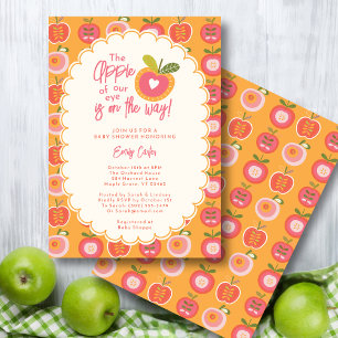 Whimsical Herfst Apple van Our Eye Modern Pink Kaart