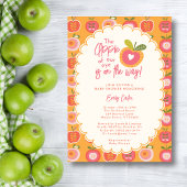 Whimsical Herfst Apple van Our Eye Modern Pink Kaart