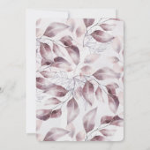 Whimsical Herfst Bloemendoop Eerste Verjaardag Kaart (Achterkant)